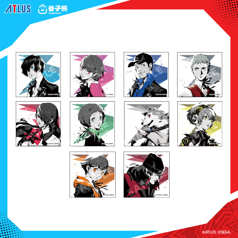 现货 谷子熊 女神异闻录 Persona 3 Reload 亚克力砖 周边