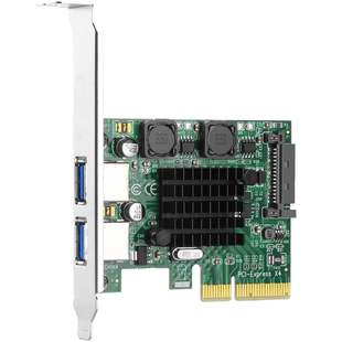 机主板PCI 魔羯 MOGE PCIEx4转USB3.1扩展卡转接卡手机群控台式