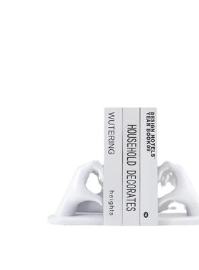 双爱心中号书档母亲节情人节爱心手指树脂工艺品家居室内摆件