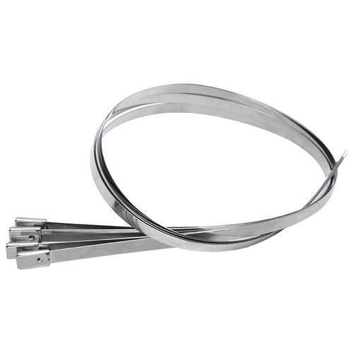 04不锈钢扎带杆号牌滚珠自锁室外金属100条标牌束线