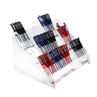 亚克力透明笔架展示架文具店笔架眉笔中性笔圆珠笔收纳盒陈列架