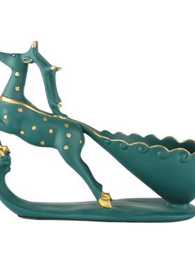 鹿红酒架树脂家居摆件客厅餐厅卧室创意工艺品酒柜吧台装饰礼品