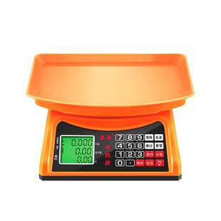高精度一体机30kg电子秤商用小型家用台秤公克斤称市场卖菜摆摊用