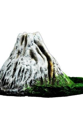 新款山水风景树脂工艺摆件富士山倒流香香炉创意家居摆件厂家直销