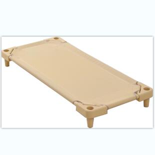 幼儿园儿童午睡床小床午休专用床托管床塑料叠叠床小孩网布床家用