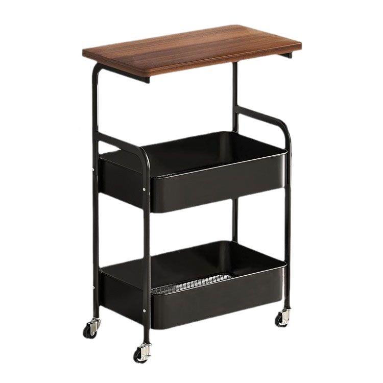 移室动纳小推车式收置物架落地厨房卧储物多层零食架浴xm---小室