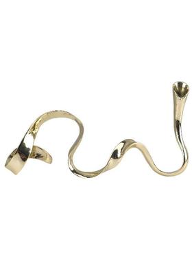 北欧创意几何飘带金属烛台摆件客厅餐厅酒店样板房软装家居装饰品