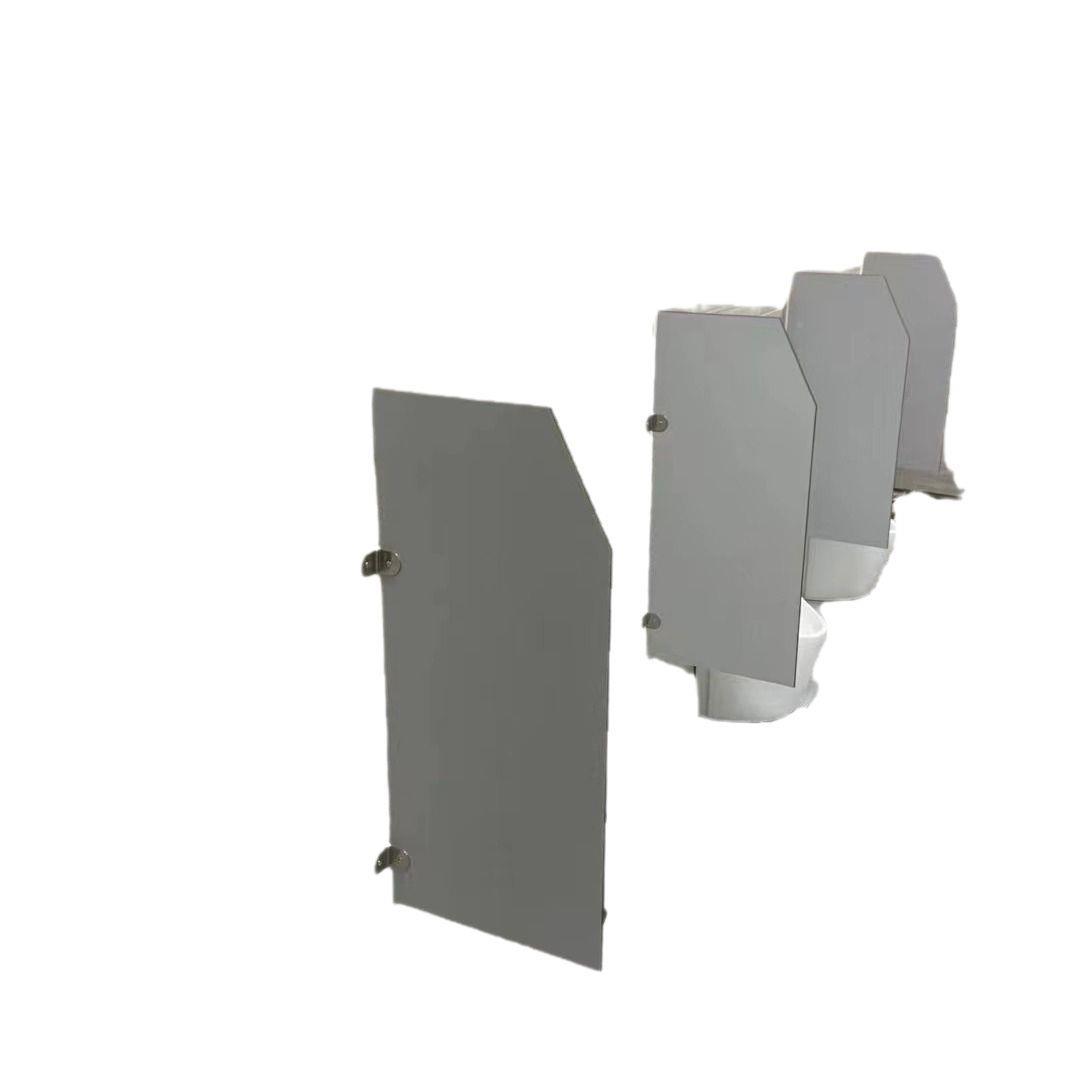 成人小便板倍共卫生间隔断板抗特板男厕小公挡板灰便白色