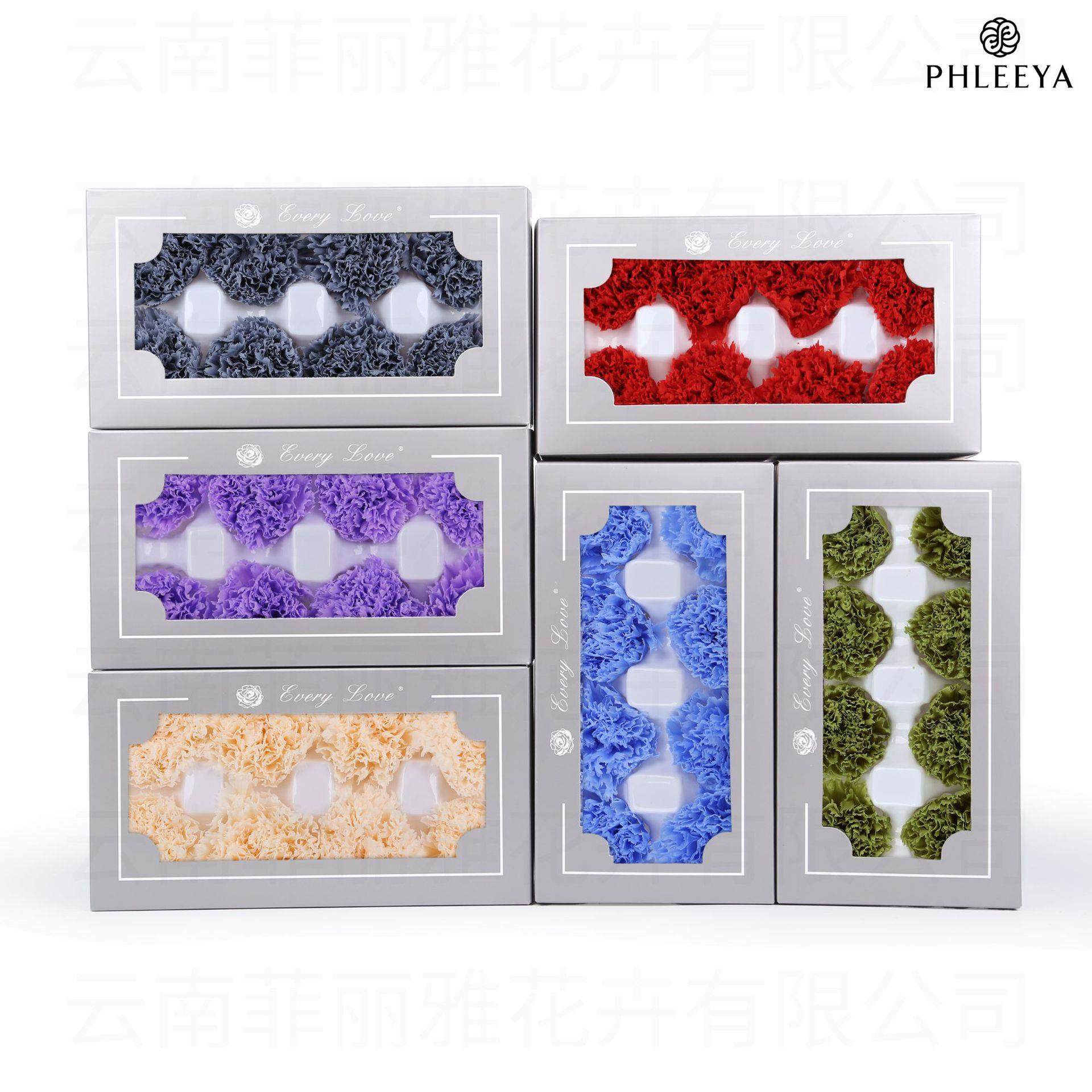 永生花康乃馨花头8朵装diy材料高级感礼品母亲节玫瑰干花花束,家居饰品,餐桌花艺,淘宝优惠券,粉丝福利购,淘宝优惠卷