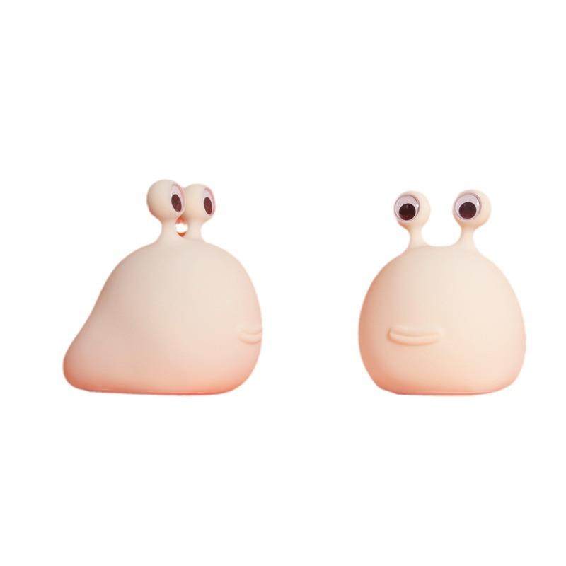 产地直出新品鼻涕虫小夜灯硅胶感应定时玩具氛围灯触摸桌面usb灯,家装灯饰光源,阅读台灯(护眼灯/写字灯),淘宝优惠券,粉丝福利购,淘宝优惠卷