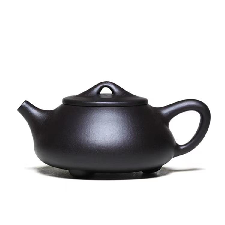 正宗宜兴手工紫砂壶原矿陈腐黑金砂景舟石瓢泡茶壶功夫茶具礼品