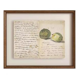饰画中古挂画欧式 马奈 复古装 法式 餐厅咖啡厅壁画 信印象派悬浮式