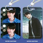 爱情怎么翻译金宣虎学生滑盖卡套饭卡公交卡身份证件保护套门禁卡