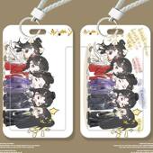 入青云校园卡学生卡保护套Q版 可爱滑盖设计饭卡公交卡门禁证件套