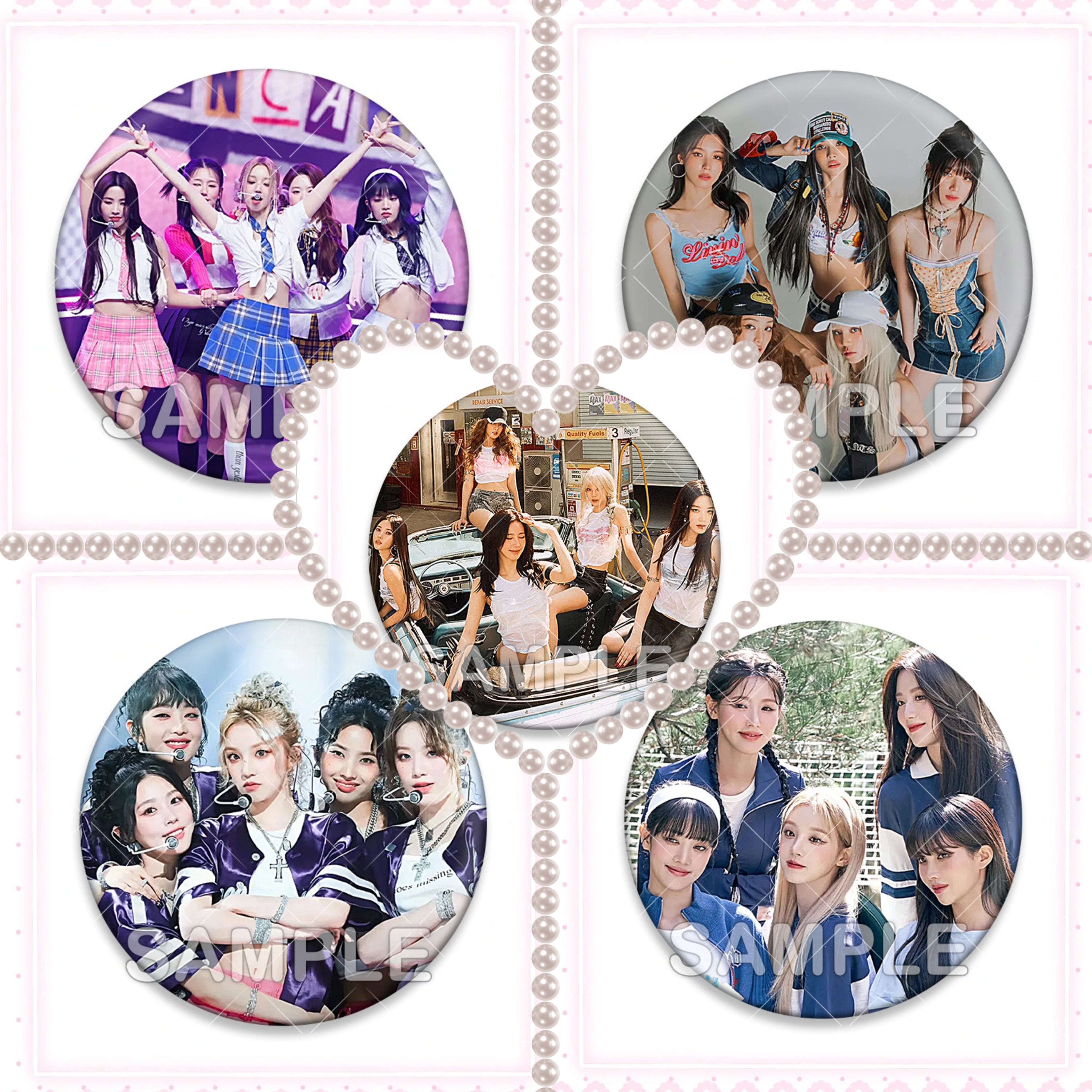 I-DLE全员宋雨琦叶舒华田小娟金米妮团照粉丝应援演唱会吧唧徽章