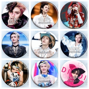 ONER灵超粉丝应援周边吧唧镭射马口铁徽章胸针无料谷子痛包挂件