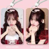 金志垣liz可爱学生滑盖卡套饭卡公交卡身份证件保护套门禁卡校园