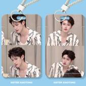 朱志鑫帅气周边学生滑盖卡套饭卡公交卡身份证件保护套门禁卡