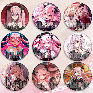 克鲁鲁周边炽天使吧唧二次元马口铁徽章痛包书包挂饰朋友礼物胸针