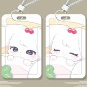 张元 英可爱cherry学生卡套滑盖饭卡公交卡门禁校园身份证件保护套