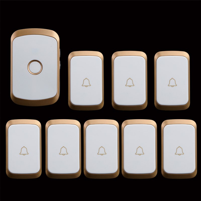 无线门铃遥控门铃 家用呼叫器电子门铃 8拖1 拖2 拖3 拖4 拖5 拖6