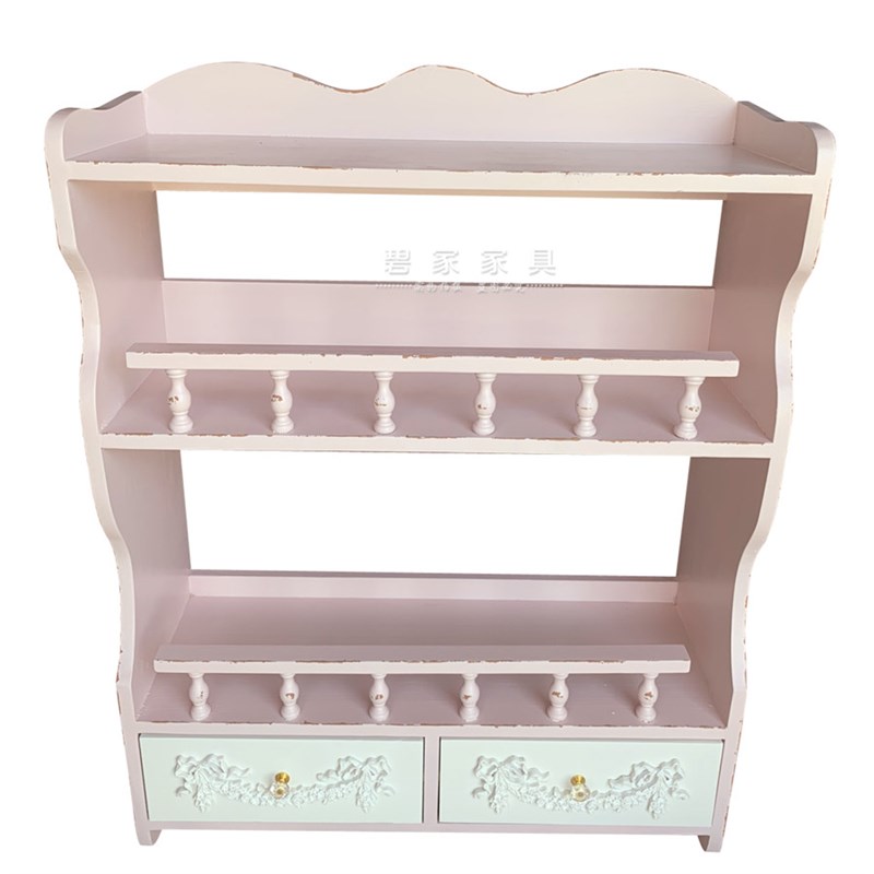 碧家少女心壁架桌面置物架玄关卧室餐厅厨房卫生间收纳架壁柜壁挂