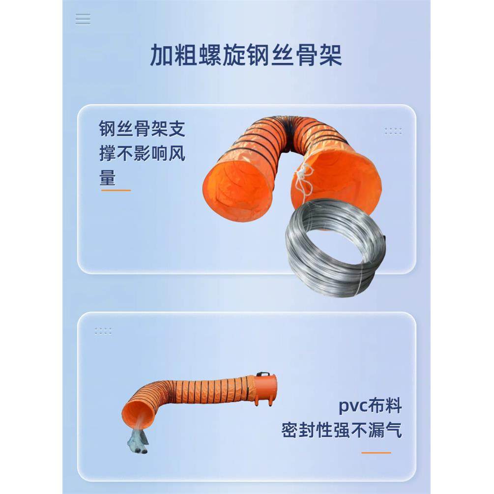 Pvc轴流风机伸缩通风管尼龙塑料帆布螺旋管排烟风管,基础建材,风管,淘宝优惠券,粉丝福利购,淘宝优惠卷