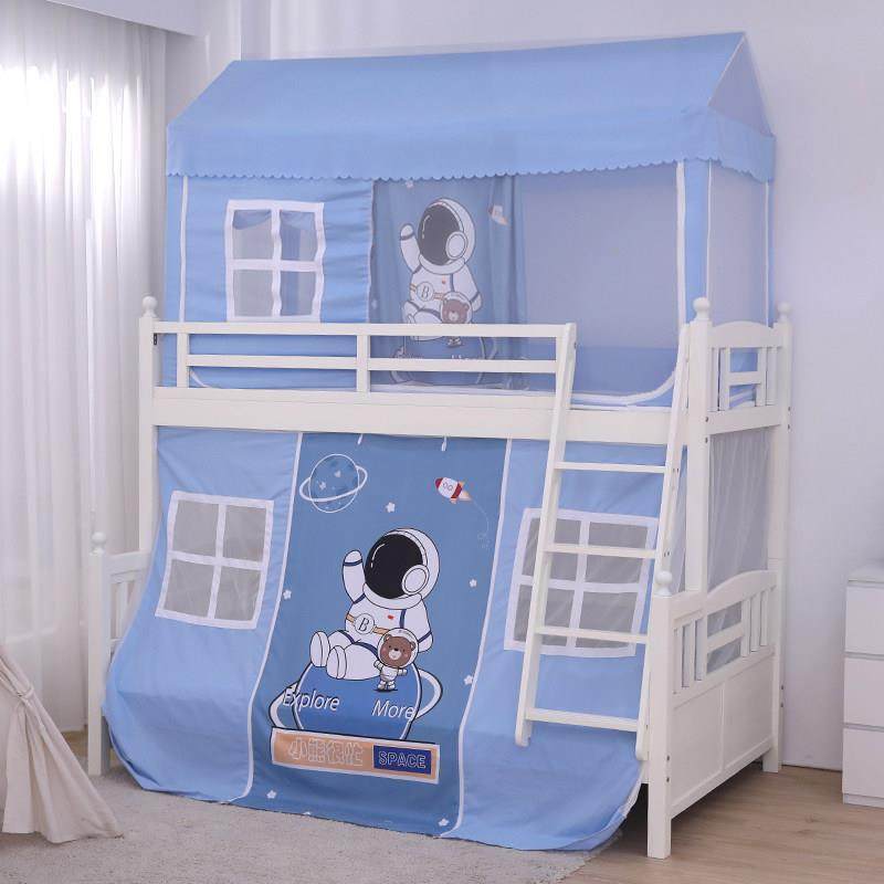 儿童子母床蚊帐女孩宝宝家用梦幻公主风高低床上下铺双层床魔术贴,床上用品,蚊帐,淘宝优惠券,粉丝福利购,淘宝优惠卷