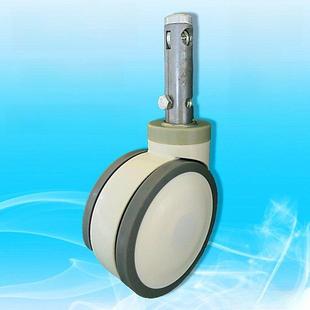 5寸中控万向轮担架车急救转运车脚轮病床手术对接车静音医用轮子