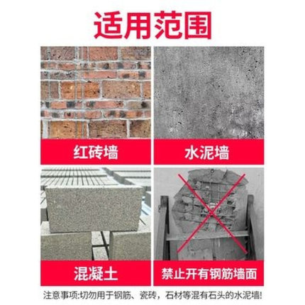 万用电锤钻头打墙开口器水泥板穿墙墙面手握式中心钻定点电机长