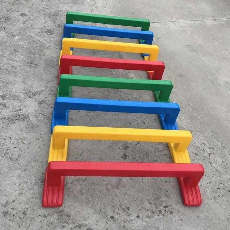 幼儿园体育用品儿童如意塑料跨栏感统训练器材儿童钻洞玩具跨栏架