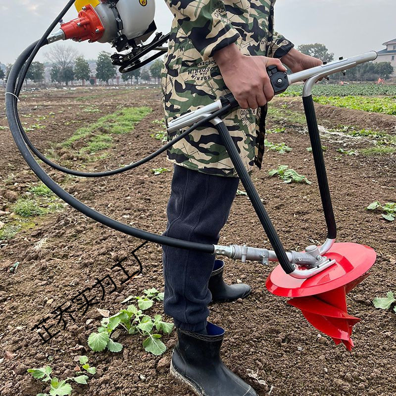 背负式割机烟种植机打孔器