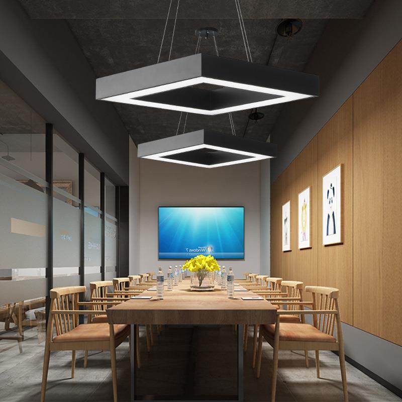 办公室正方形回形吊灯会议室前台理发店健身房网咖超市商铺异形灯,家装灯饰光源,其它灯具灯饰,淘宝优惠券,粉丝福利购,淘宝优惠卷