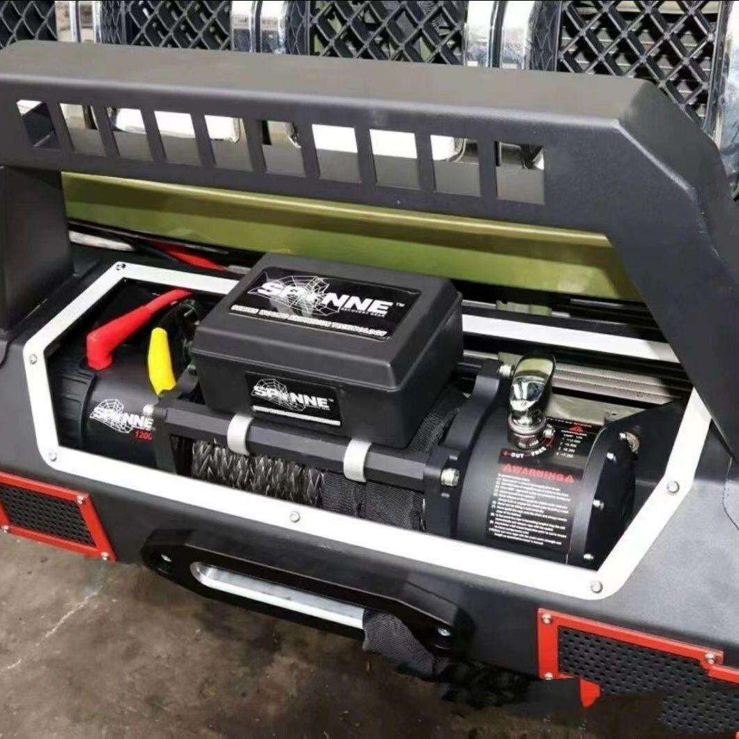 蜘蛛电动绞盘12000/13500磅汽车自救脱困器越野车改装12v拖车车载