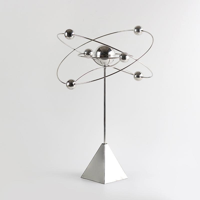 轻奢创意客厅装饰摆件高级感圆环宇宙行星样板房设计师酒店装饰品