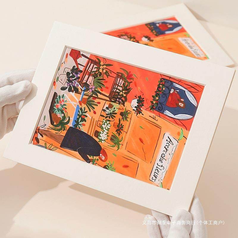 无酸纸相框 艺术集市插画卡纸画 a4版画打印微喷画框装裱卡纸,工业油品/胶粘/化学/实验室用品,其他实验室设备,淘宝优惠券,粉丝福利购,淘宝优惠卷