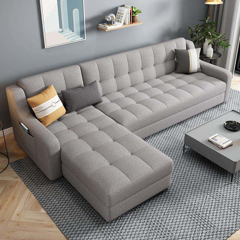 沙发床两用可折叠多功能双人小户型沙发客厅贵妃转角布艺储物沙发