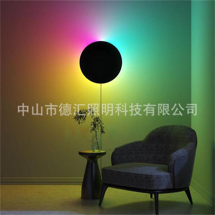 NOXU亚马逊跨境床头RGB壁灯设计师酒店创意艺术现代简约个性壁灯