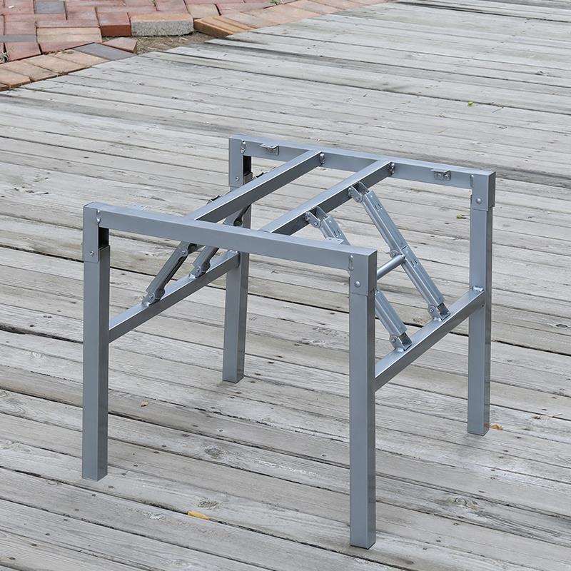 可折叠桌腿支架正方形方桌架子饭桌腿支架 可折叠桌子腿 小桌申恒