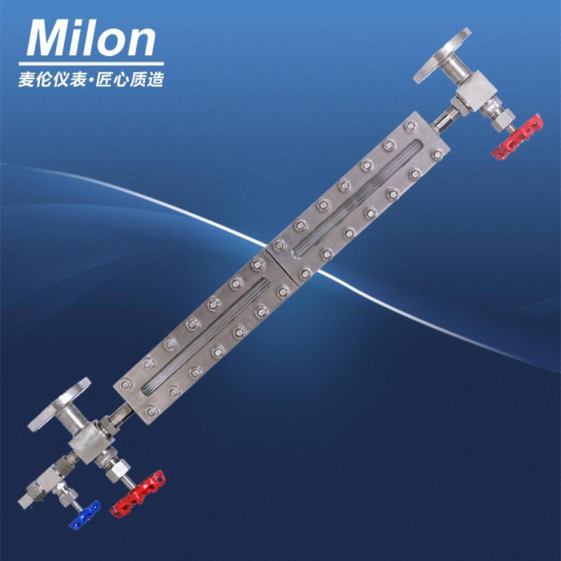 测锅炉水玻璃板液位计 高温高压式玻璃板液位计 平板液位计厂X20