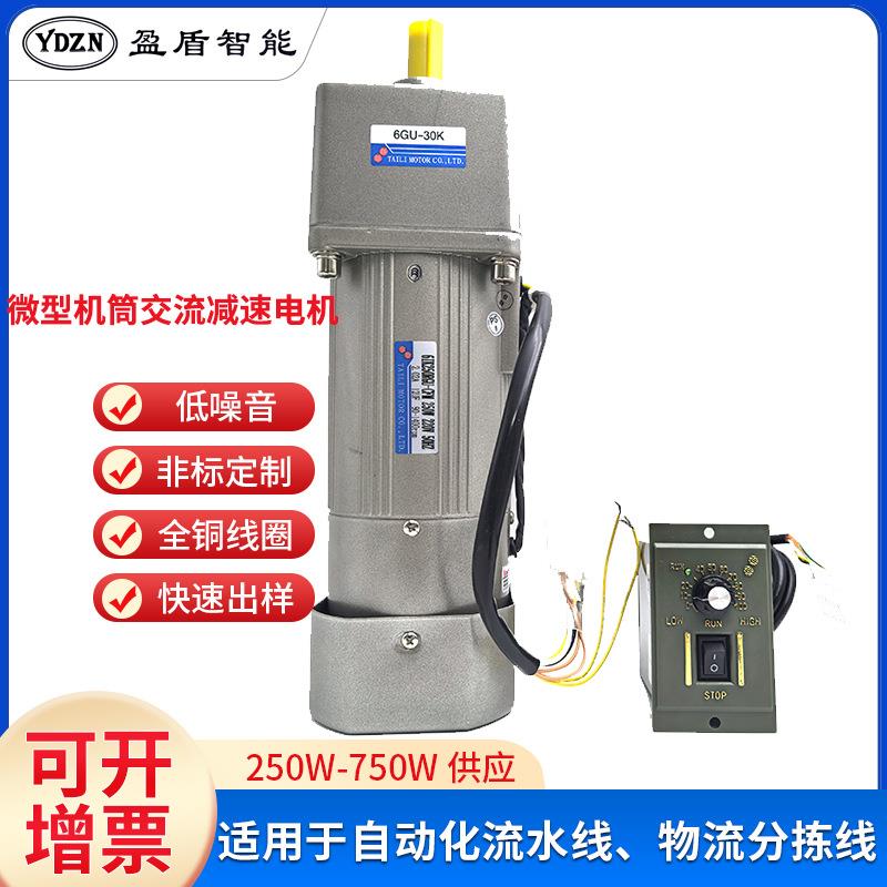 热销电机微型机筒交流齿轮减速电机 250W 750W 齿轮调速电机马达