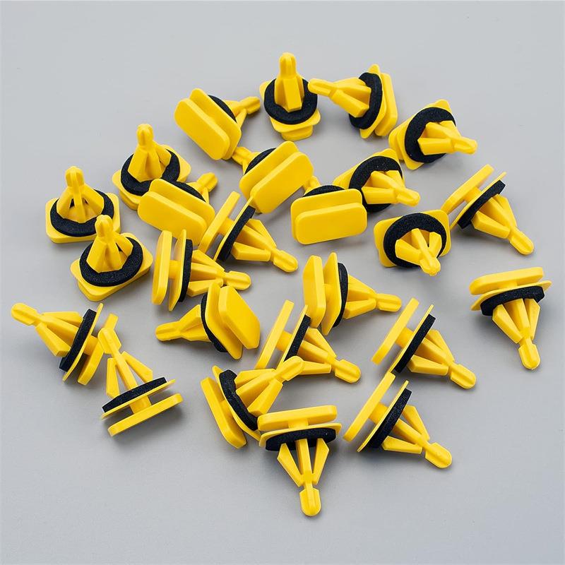 汽车通用固定夹子中控仪表台挡泥板叶子板后备箱固定卡扣尼龙塑料