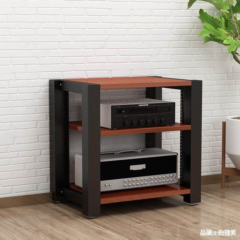 可调节功放机柜机架音响柜音响架影音架功放柜器材柜钢木支架脚