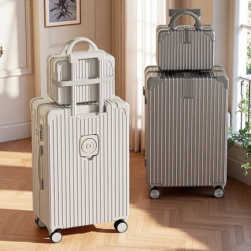 旅行行李箱20寸加厚耐用拉杆箱子母箱结实耐用密码箱可坐人旅行箱