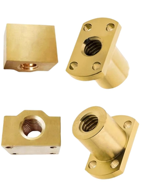 梯型丝杠用加宽方螺帽左旋MTSBHL8/10/2/14/16/18/20/22/25/28/32