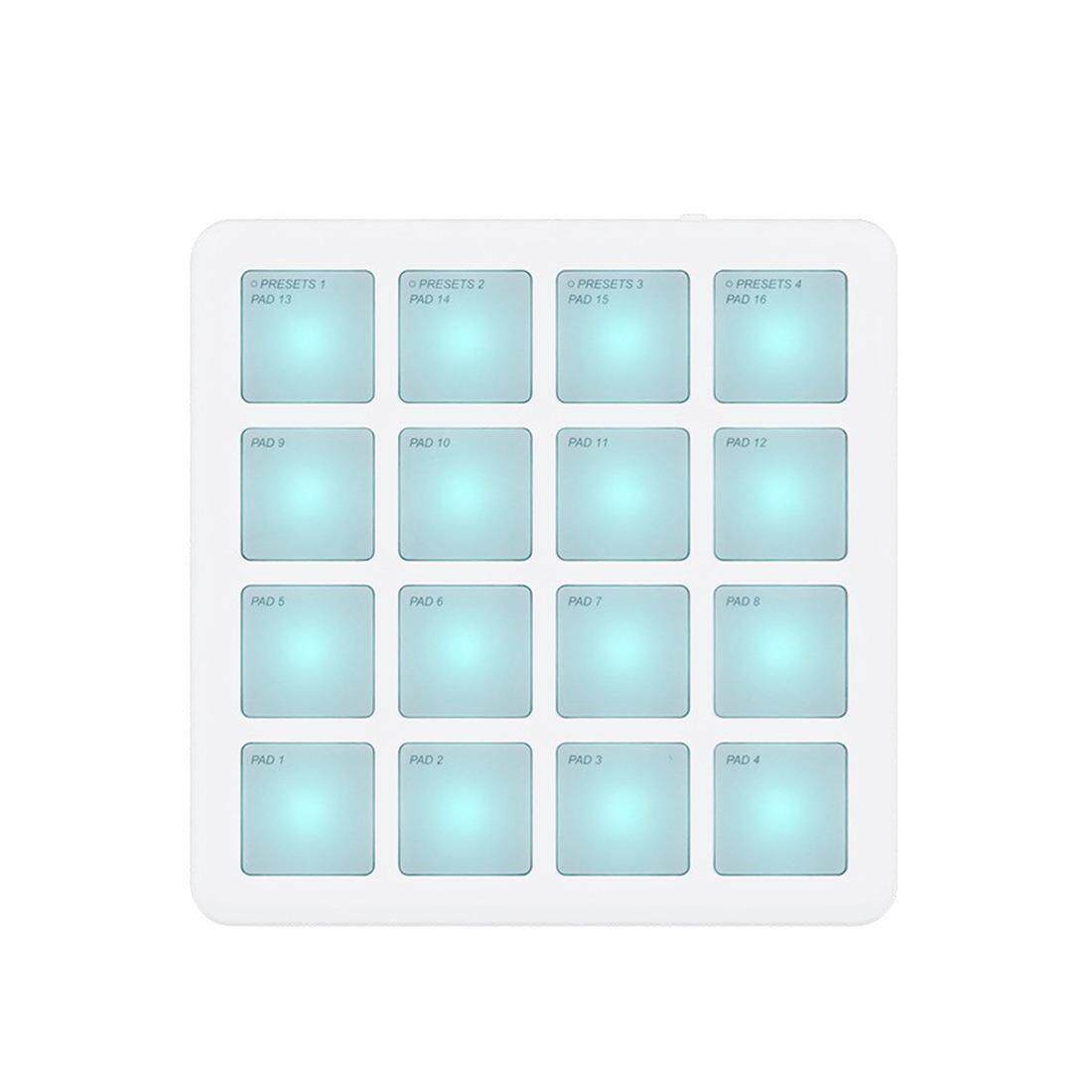 MINI-PAD便携式键盘控制器MIDI打击垫DJ音乐RGB编曲键盘控制器