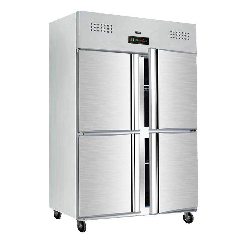 四藏无品牌/门冰箱冷商用冷冻柜立式不锈钢冰柜冷双门大容量双温