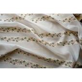 复古风汉马服面金丝经女典提花QZ3120纹条微透装 连衣裙茶歇花束装