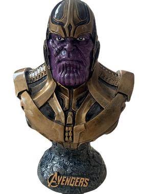 漫威复仇者盟霸胸像反GECAK树脂联雕像灭霸半身灭像装饰摆件派人