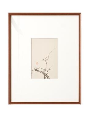 山画新中式YZ202511水餐墨沙发字侘画日式水和风书房卧室厅寂风民